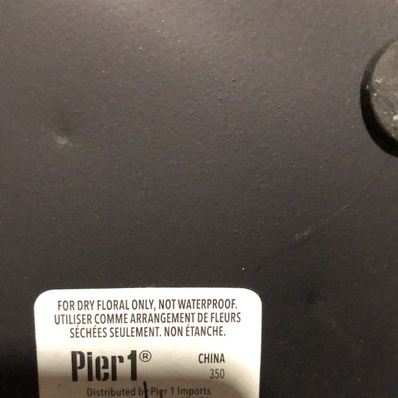 BRAND NEW PIER 1 BRONZE VASES FOR ARTIFICIAL FLOWERS ONLY! NEVER USED! - Picture 6 of 6